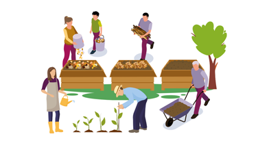 Inauguration de notre Site de Compostage Partagé !